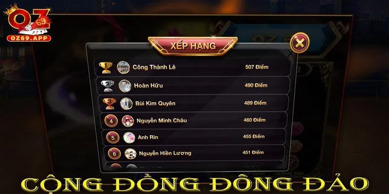 Cộng đồng người chơi đông đảo cùng nhau hỗ trợ săn tiền thưởng
